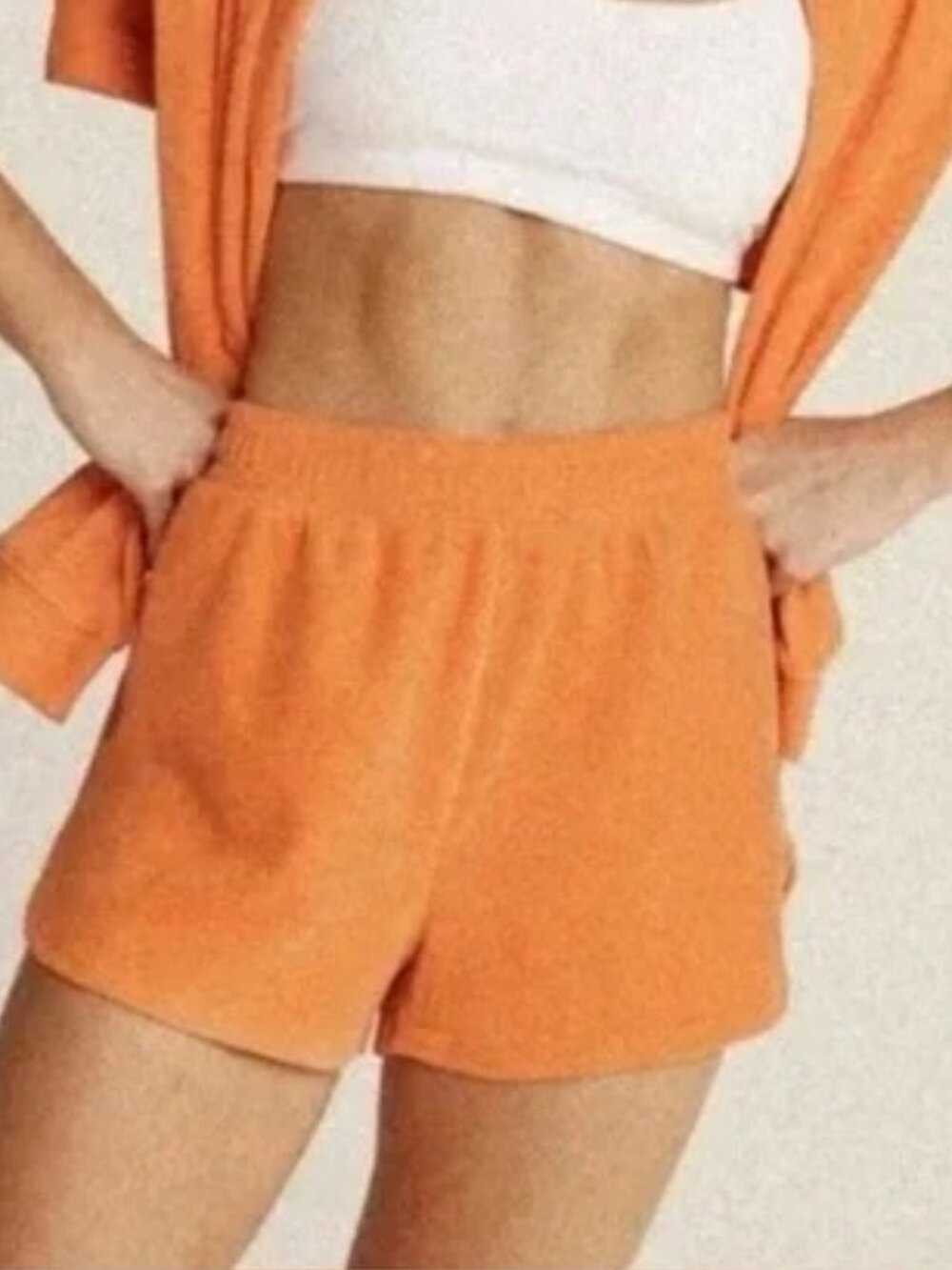 NWT Beyond Yoga Tropez Terry Shorts